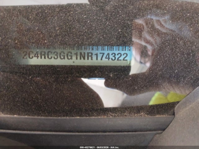 Aukcja sprzedaży 2022 Chrysler Pacifica Limited Awd, vin: 2C4RC3GG1NR174322, numer aukcji: 45278621