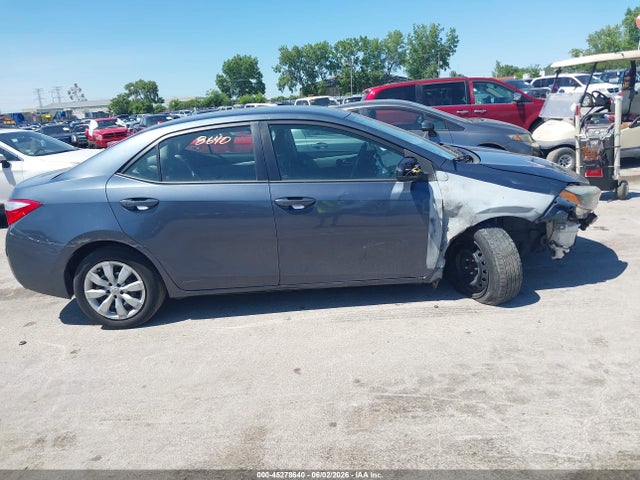 45278640 :رقم المزاد ، 5YFBURHE6FP270950 vin ، 2015 Toyota Corolla Le مزاد بيع