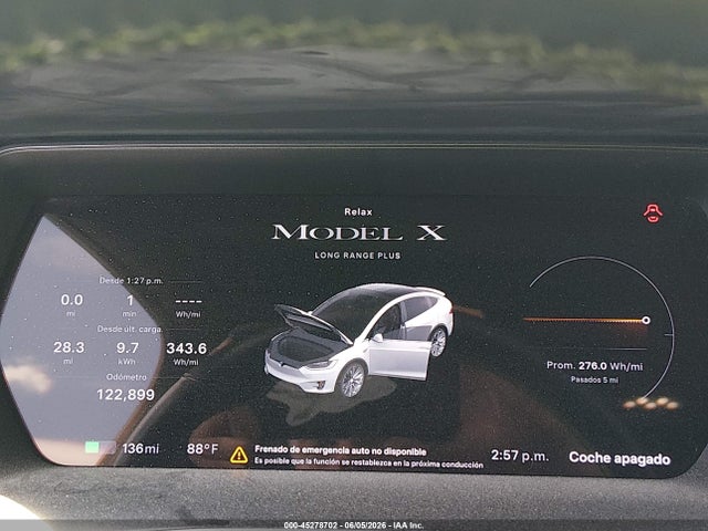 45278702 :رقم المزاد ، 5YJXCBE26LF233365 vin ، 2020 Tesla Model X Long Range Dual Motor All-wheel Drive/long Range Plus Dual Motor All-wheel Drive مزاد بيع