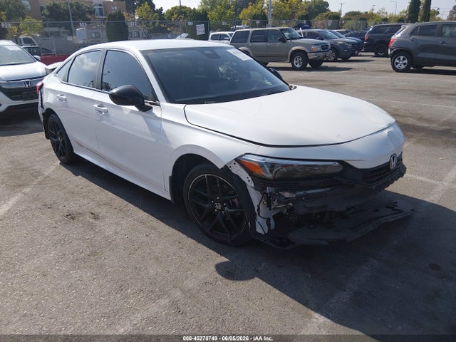 2022 Honda Civic Sport მანქანა იყიდება აუქციონზე, vin: 2HGFE2F5XNH609191, აუქციონის ნომერი: 45278749