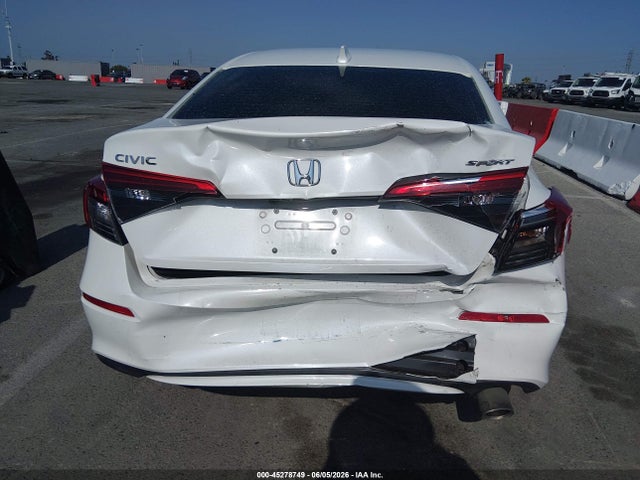 2022 Honda Civic Sport მანქანა იყიდება აუქციონზე, vin: 2HGFE2F5XNH609191, აუქციონის ნომერი: 45278749