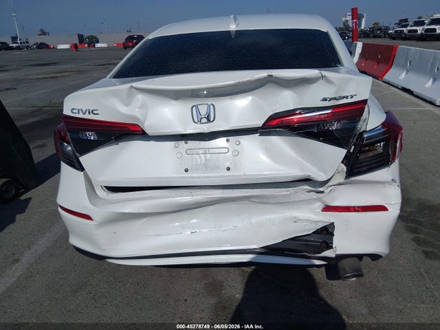 2022 Honda Civic Sport მანქანა იყიდება აუქციონზე, vin: 2HGFE2F5XNH609191, აუქციონის ნომერი: 45278749