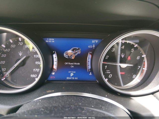 Продажа на аукционе авто 2018 Maserati Levante S Gransport, vin: ZN661YUS9JX299478, номер лота: 45278921