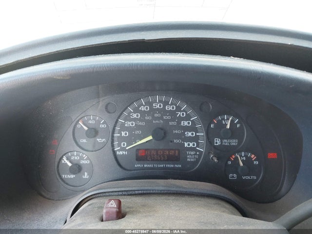 1998 Chevrolet Astro მანქანა იყიდება აუქციონზე, vin: 1GNDM19W1WB199079, აუქციონის ნომერი: 45278947