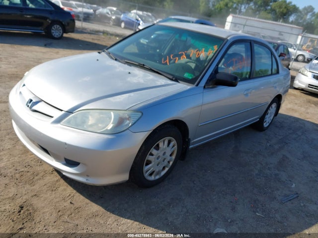 Продаж на аукціоні авто 2005 Honda Civic Lx, vin: 2HGES16535H566652, номер лоту: 45278983