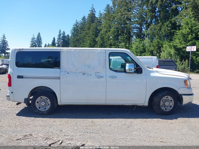 2014 Nissan Nv Passenger Nv3500 Hd Sl V8 მანქანა იყიდება აუქციონზე, vin: 5BZAF0AA9EN160558, აუქციონის ნომერი: 45279015