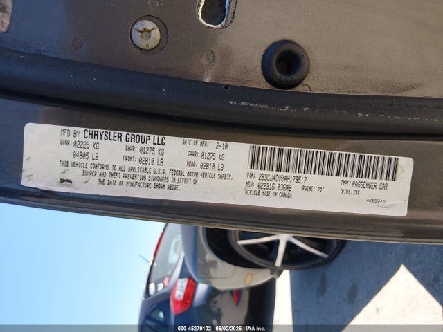 Продаж на аукціоні авто 2010 Dodge Challenger Se, vin: 2B3CJ4DV0AH179517, номер лоту: 45279102