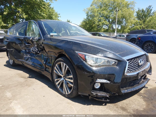 Auction sale of the 2019 Infiniti Q50 3.0t Sport, vin: JN1EV7AP1KM541830, lot number: 45279129