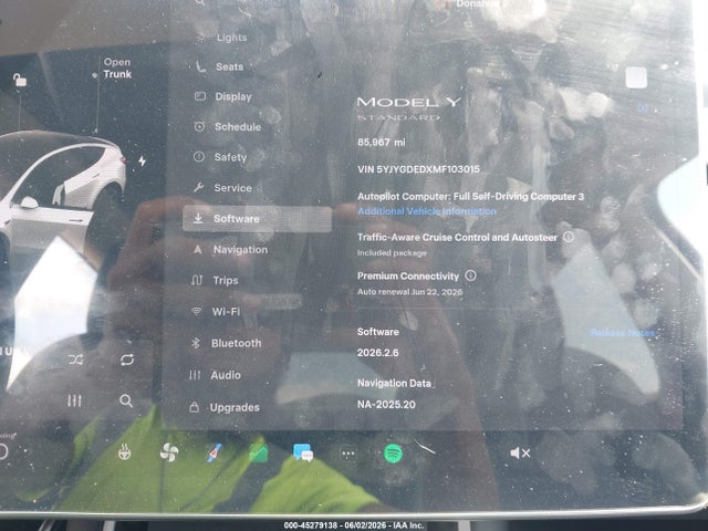 Tesla Model Y Standard Range Rear-wheel Drive 2021 5YJYGDEDXMF103015 Image 14