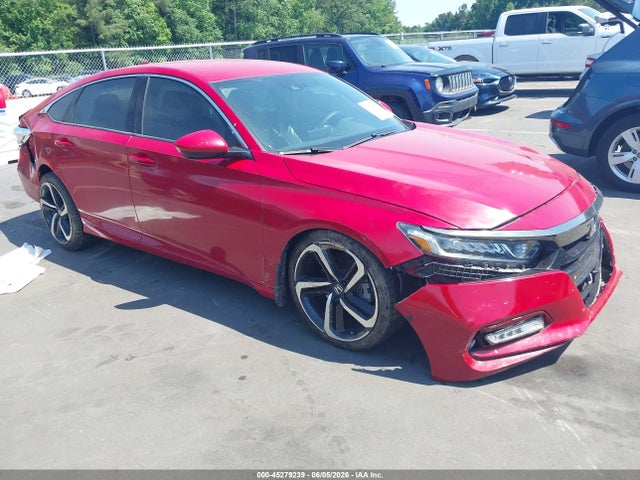 45279239 :رقم المزاد ، 1HGCV1F34JA137803 vin ، 2018 Honda Accord Sport مزاد بيع