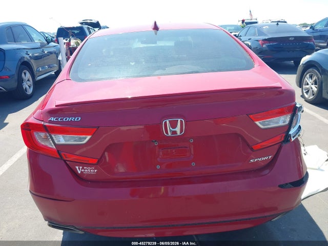2018 Honda Accord Sport მანქანა იყიდება აუქციონზე, vin: 1HGCV1F34JA137803, აუქციონის ნომერი: 45279239