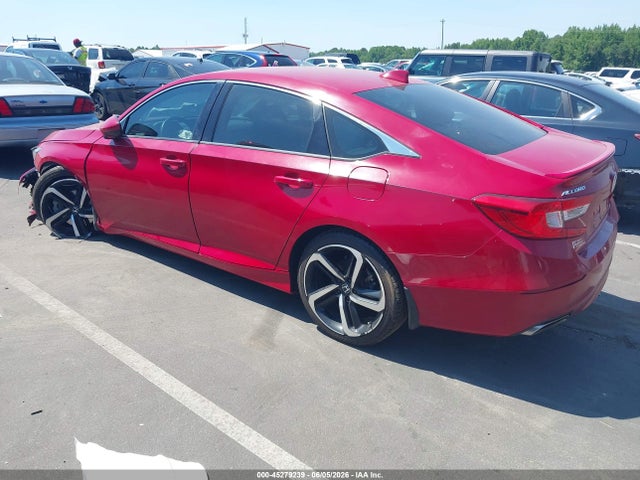 2018 Honda Accord Sport მანქანა იყიდება აუქციონზე, vin: 1HGCV1F34JA137803, აუქციონის ნომერი: 45279239