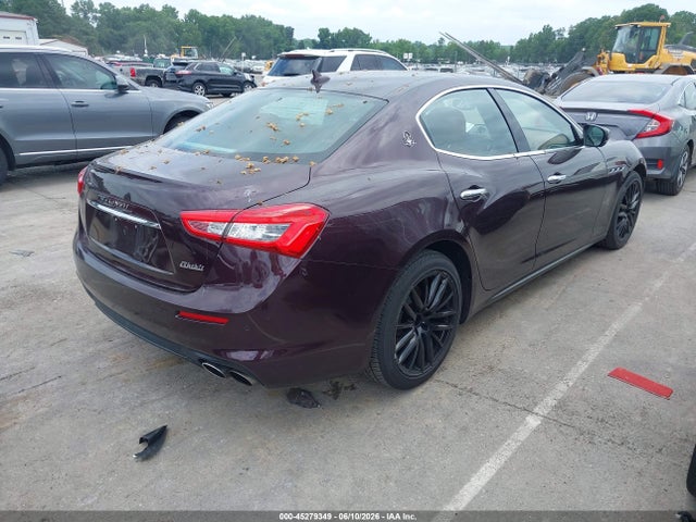 2019 Maserati Ghibli მანქანა იყიდება აუქციონზე, vin: ZAM57XSA1K1317181, აუქციონის ნომერი: 45279349