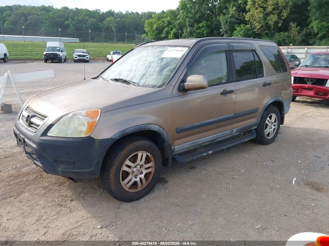 2002 Honda Cr-v Ex მანქანა იყიდება აუქციონზე, vin: JHLRD78832C001629, აუქციონის ნომერი: 45279418