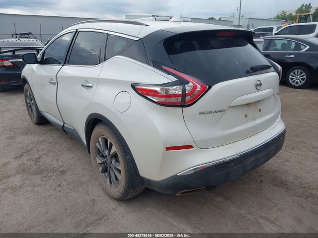 Продажа на аукционе авто 2016 Nissan Murano Sv, vin: 5N1AZ2MGXGN156181, номер лота: 45279636