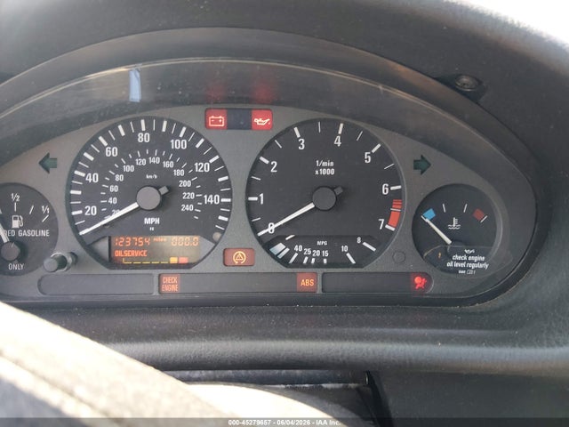 1998 Bmw 323ic მანქანა იყიდება აუქციონზე, vin: WBABJ833XWEM22571, აუქციონის ნომერი: 45279657