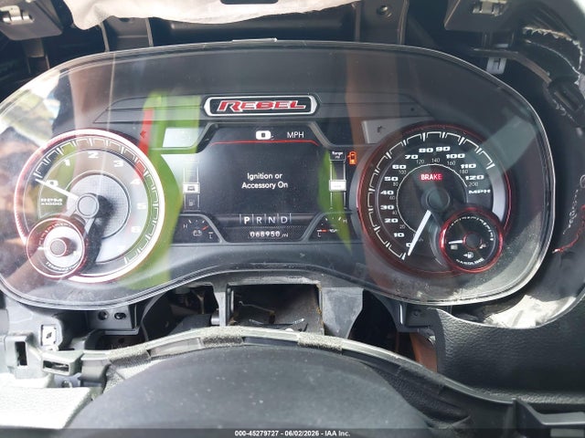 45279727 :رقم المزاد ، 1C6SRFET6KN840995 vin ، 2019 Ram 1500 Rebel  4x4 6'4 Box مزاد بيع