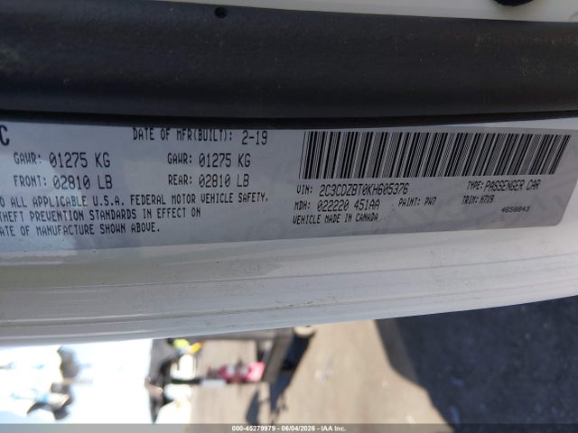 Dodge Challenger R/t 2019 2C3CDZBT0KH605376 Image 9