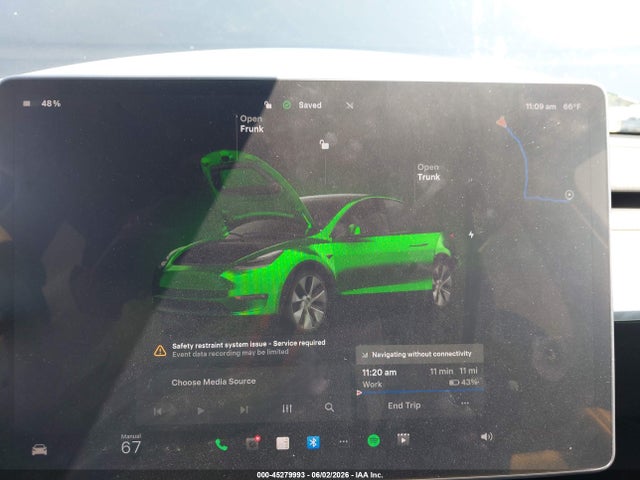 Продаж на аукціоні авто 2022 Tesla Model Y Long Range Dual Motor All-wheel Drive, vin: 7SAYGDEE0NF411985, номер лоту: 45279993