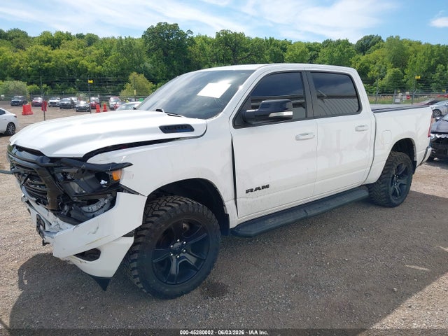 2021 Ram 1500 Big Horn  4x4 5'7 Box მანქანა იყიდება აუქციონზე, vin: 1C6SRFFT0MN549944, აუქციონის ნომერი: 45280002