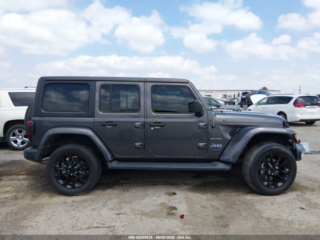 2021 Jeep Wrangler 4xe Unlimited Sahara 4x4 მანქანა იყიდება აუქციონზე, vin: 1C4JJXP60MW773459, აუქციონის ნომერი: 45280025