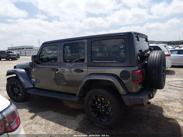 2021 Jeep Wrangler 4xe Unlimited Sahara 4x4 მანქანა იყიდება აუქციონზე, vin: 1C4JJXP60MW773459, აუქციონის ნომერი: 45280025