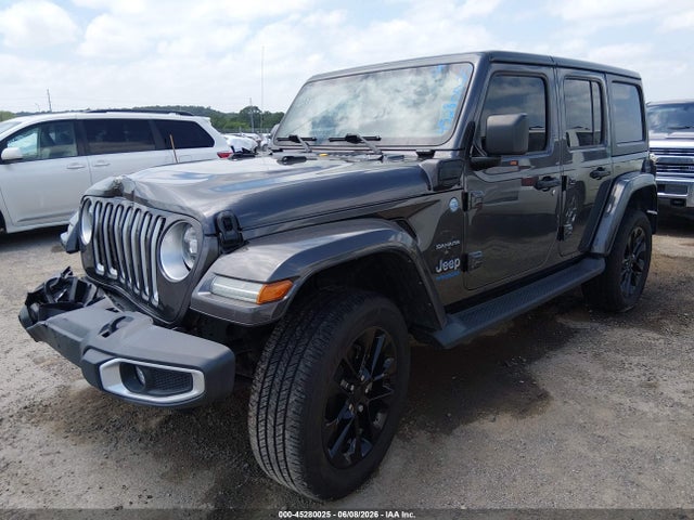 2021 Jeep Wrangler 4xe Unlimited Sahara 4x4 მანქანა იყიდება აუქციონზე, vin: 1C4JJXP60MW773459, აუქციონის ნომერი: 45280025