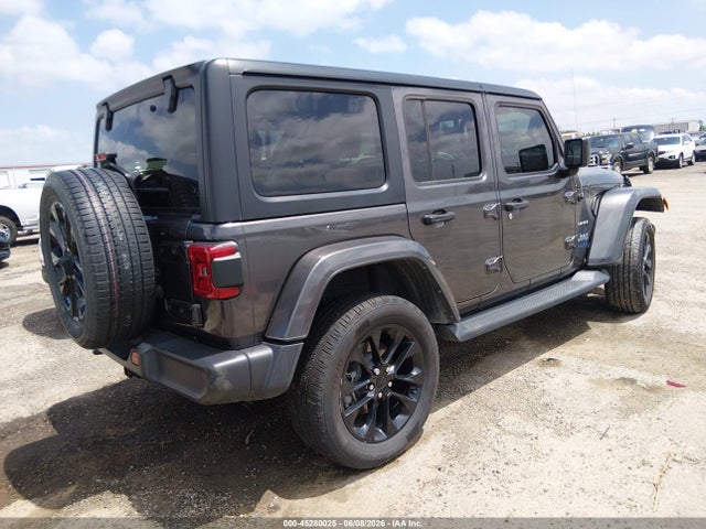 2021 Jeep Wrangler 4xe Unlimited Sahara 4x4 მანქანა იყიდება აუქციონზე, vin: 1C4JJXP60MW773459, აუქციონის ნომერი: 45280025