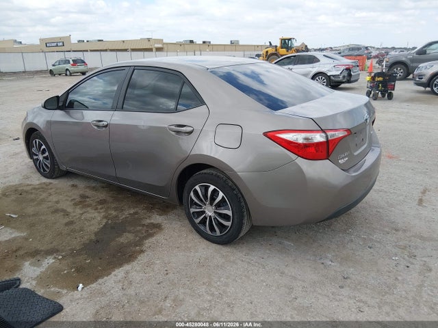 2T1BURHE2GC523411 Toyota COROLLA LE