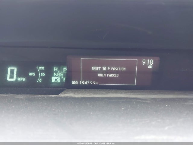 Продаж на аукціоні авто 2011 Toyota Prius Two, vin: JTDKN3DU4B1403341, номер лоту: 45280051