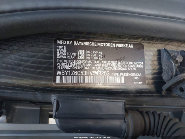 BMW I3 94 Ah 2017 WBY1Z6C53HV548253 Image 9