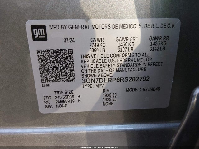 Chevrolet Equinox Ev Lt 2024 3GN7DLRP6RS282792 Image 9