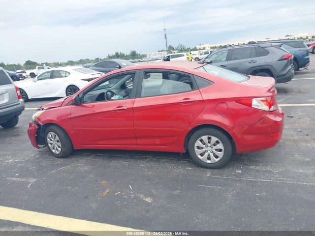 Aukcja sprzedaży 2015 Hyundai Accent Gls, vin: KMHCT4AE0FU800963, numer aukcji: 45280113