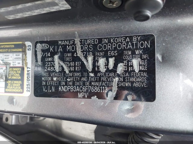 KIA Sportage Lx 2015 KNDPB3AC6F7686113 Image 9