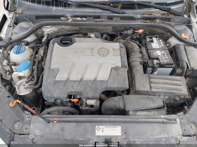 2011 Volkswagen Jetta 2.0l Tdi მანქანა იყიდება აუქციონზე, vin: 3VWLL7AJ6BM098842, აუქციონის ნომერი: 45280291