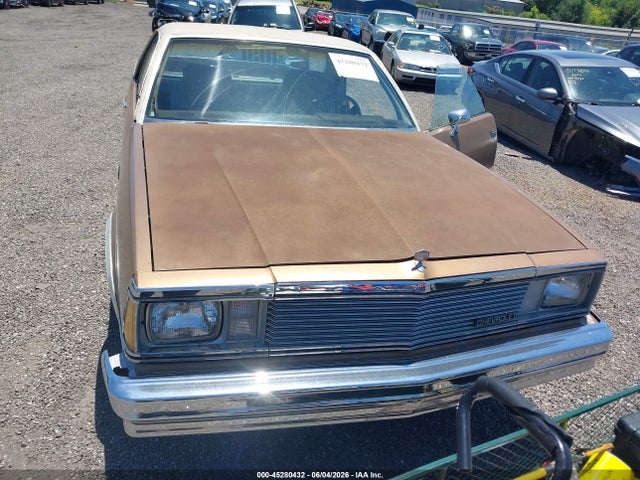 1981 Chevrolet El Camino მანქანა იყიდება აუქციონზე, vin: 1GCCW80KXBD485383, აუქციონის ნომერი: 45280432