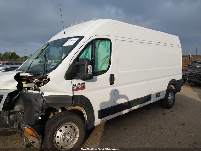 45280433 :رقم المزاد ، 3C6TRVDG2LE101776 vin ، 2020 Ram Promaster 2500 High Roof 159 Wb مزاد بيع