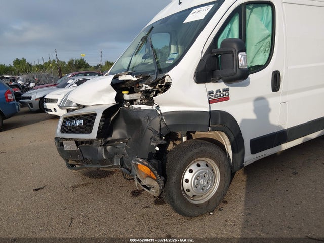 45280433 :رقم المزاد ، 3C6TRVDG2LE101776 vin ، 2020 Ram Promaster 2500 High Roof 159 Wb مزاد بيع