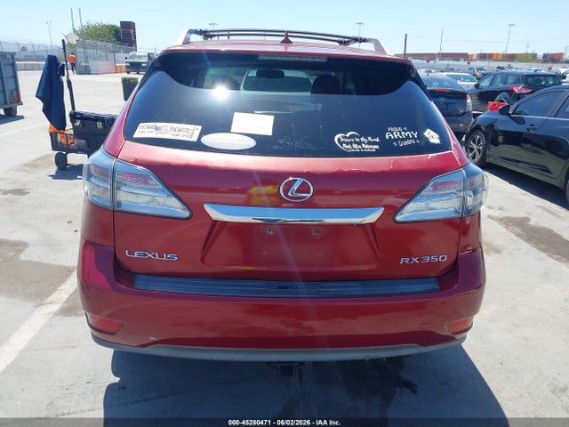 45280471 :رقم المزاد ، 2T2ZK1BA7AC039829 vin ، 2010 Lexus Rx 350 مزاد بيع