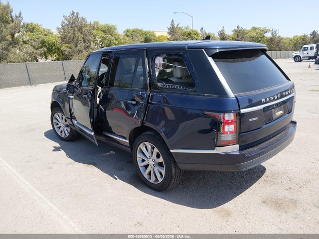 SALGS2KF9GA272923 Land Rover Range Rover 3.0l V6 Turbocharged Diesel Hse Td6