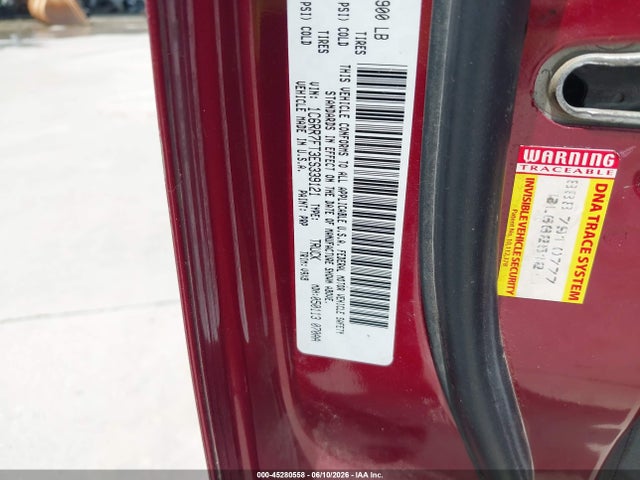 Aukcja sprzedaży 2014 Ram 1500 Express, vin: 1C6RR7FT3ES339121, numer aukcji: 45280558
