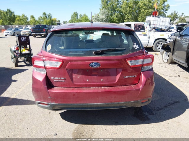 45280728 :رقم المزاد ، 4S3GTAA67K3728365 vin ، 2019 Subaru Impreza 2.0i مزاد بيع