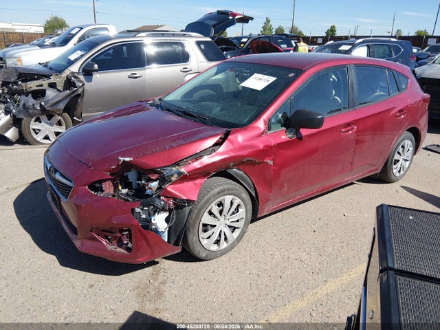 45280728 :رقم المزاد ، 4S3GTAA67K3728365 vin ، 2019 Subaru Impreza 2.0i مزاد بيع