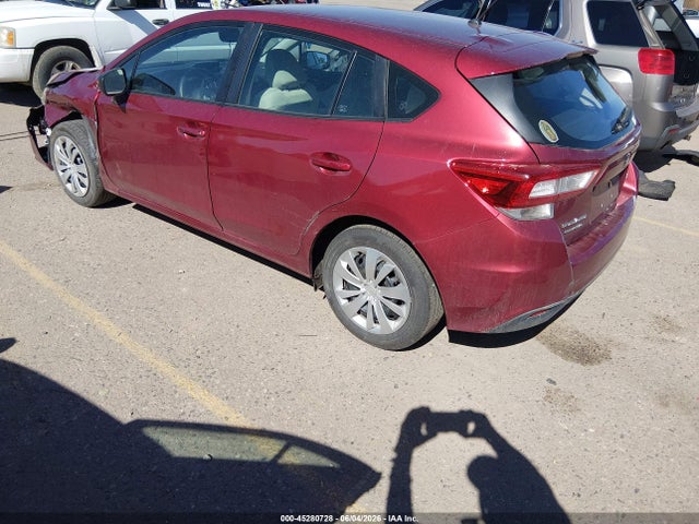 45280728 :رقم المزاد ، 4S3GTAA67K3728365 vin ، 2019 Subaru Impreza 2.0i مزاد بيع