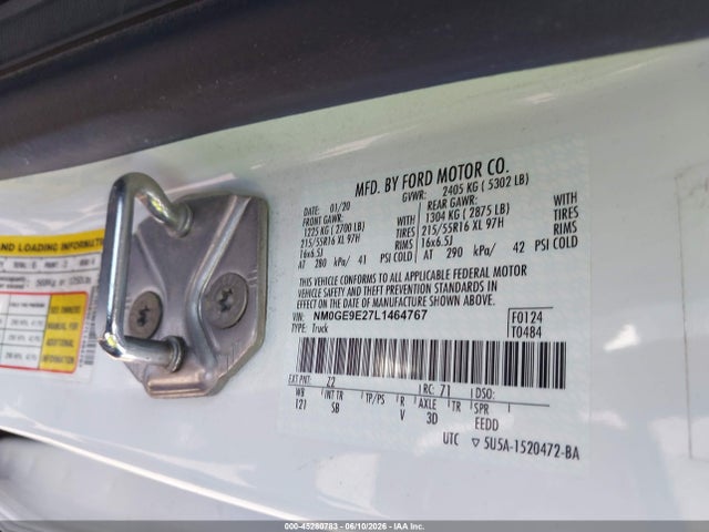 Ford Transit Connect Xl Passenger 2020 NM0GE9E27L1464767 Image 9