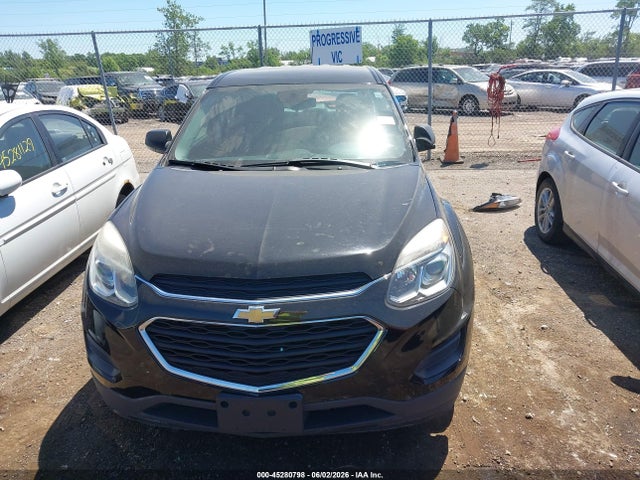2017 Chevrolet Equinox Ls მანქანა იყიდება აუქციონზე, vin: 2GNALBEK4H1567160, აუქციონის ნომერი: 45280798