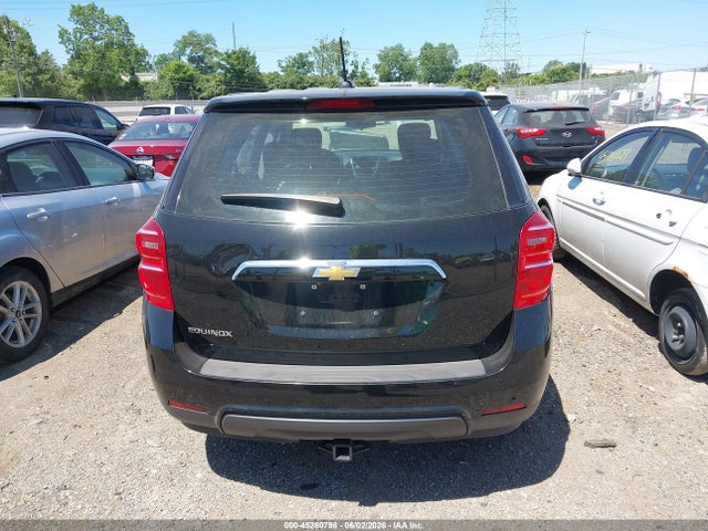 2017 Chevrolet Equinox Ls მანქანა იყიდება აუქციონზე, vin: 2GNALBEK4H1567160, აუქციონის ნომერი: 45280798