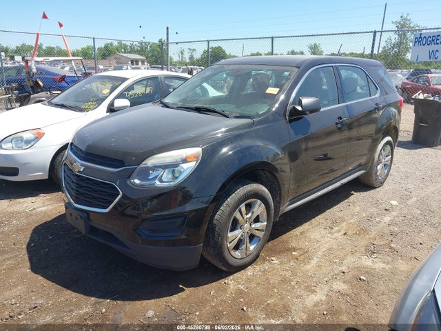2017 Chevrolet Equinox Ls მანქანა იყიდება აუქციონზე, vin: 2GNALBEK4H1567160, აუქციონის ნომერი: 45280798