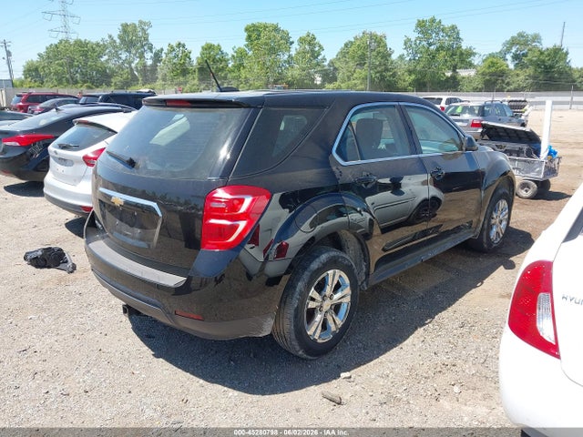 2017 Chevrolet Equinox Ls მანქანა იყიდება აუქციონზე, vin: 2GNALBEK4H1567160, აუქციონის ნომერი: 45280798