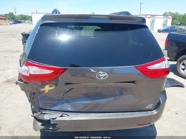 2016 Toyota Sienna Le 7 Passenger მანქანა იყიდება აუქციონზე, vin: 5TDJK3DC1GS129781, აუქციონის ნომერი: 45280818